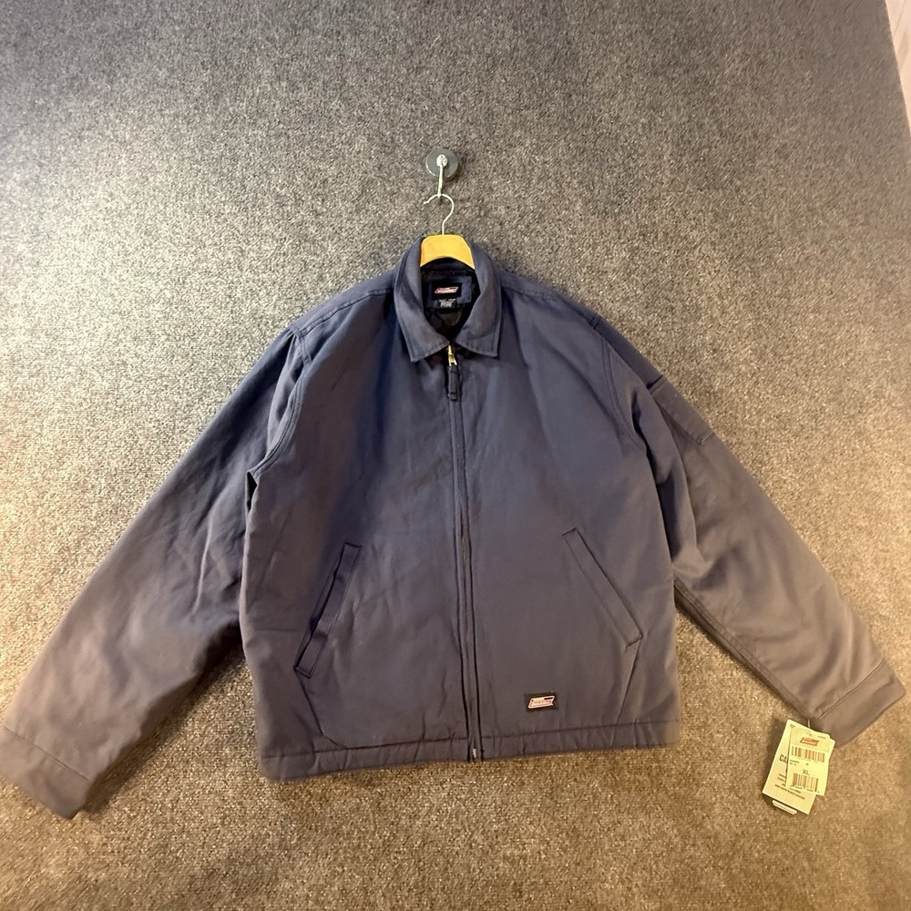 Dickies Quilt Lined Canvas Jacket Mens XL Navy Relaxed Fit NWT NJ309NV - Picture 3 of 16